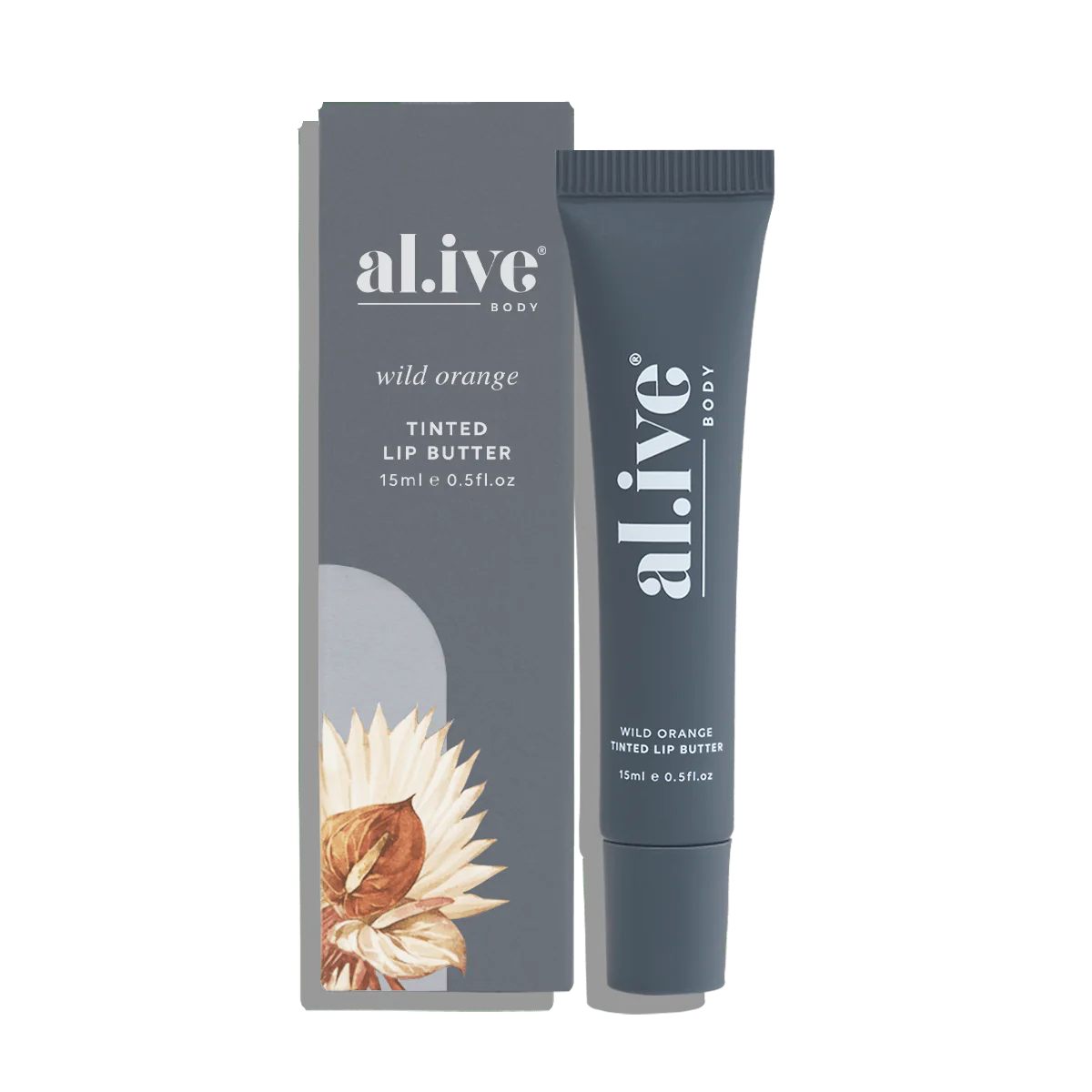 Alive Body Tinted Lip Butter - Wild Orange