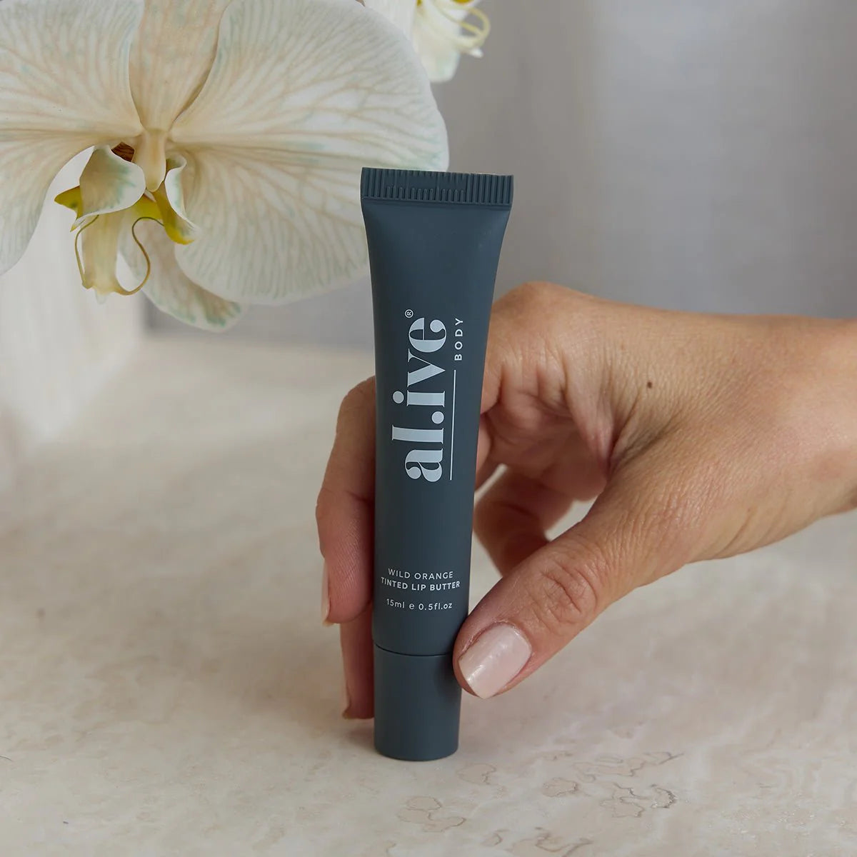 Alive Body Tinted Lip Butter - Wild Orange