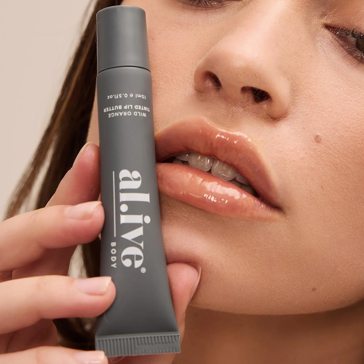 Alive Body Tinted Lip Butter - Wild Orange