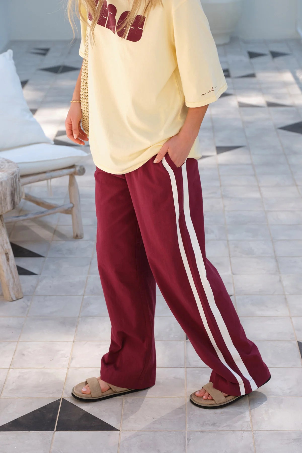 Ceres Resort Pant - pomegranate