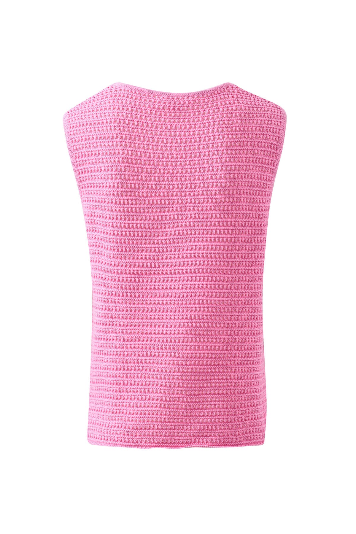 Ceres Margo Mesh Knit Tank - hibiscus pink