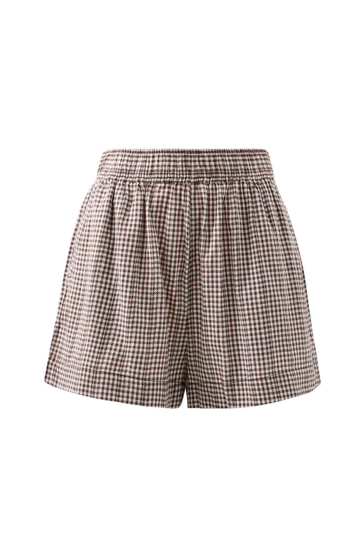 Ceres Mila Short - chocolate gingham