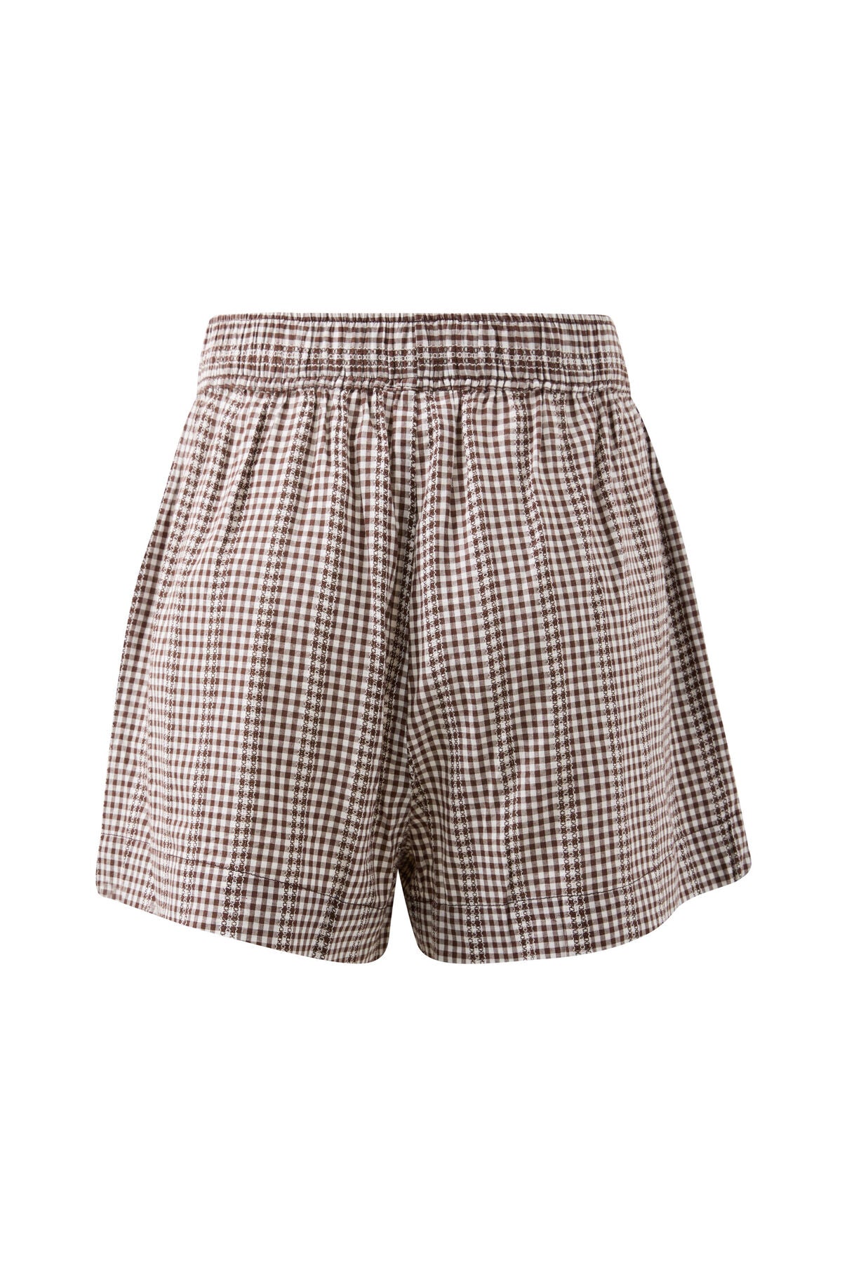 Ceres Mila Short - chocolate gingham
