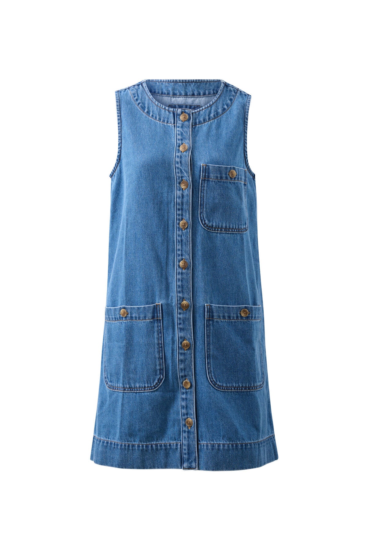 Ceres Clara Shift Dress - fresh indigo