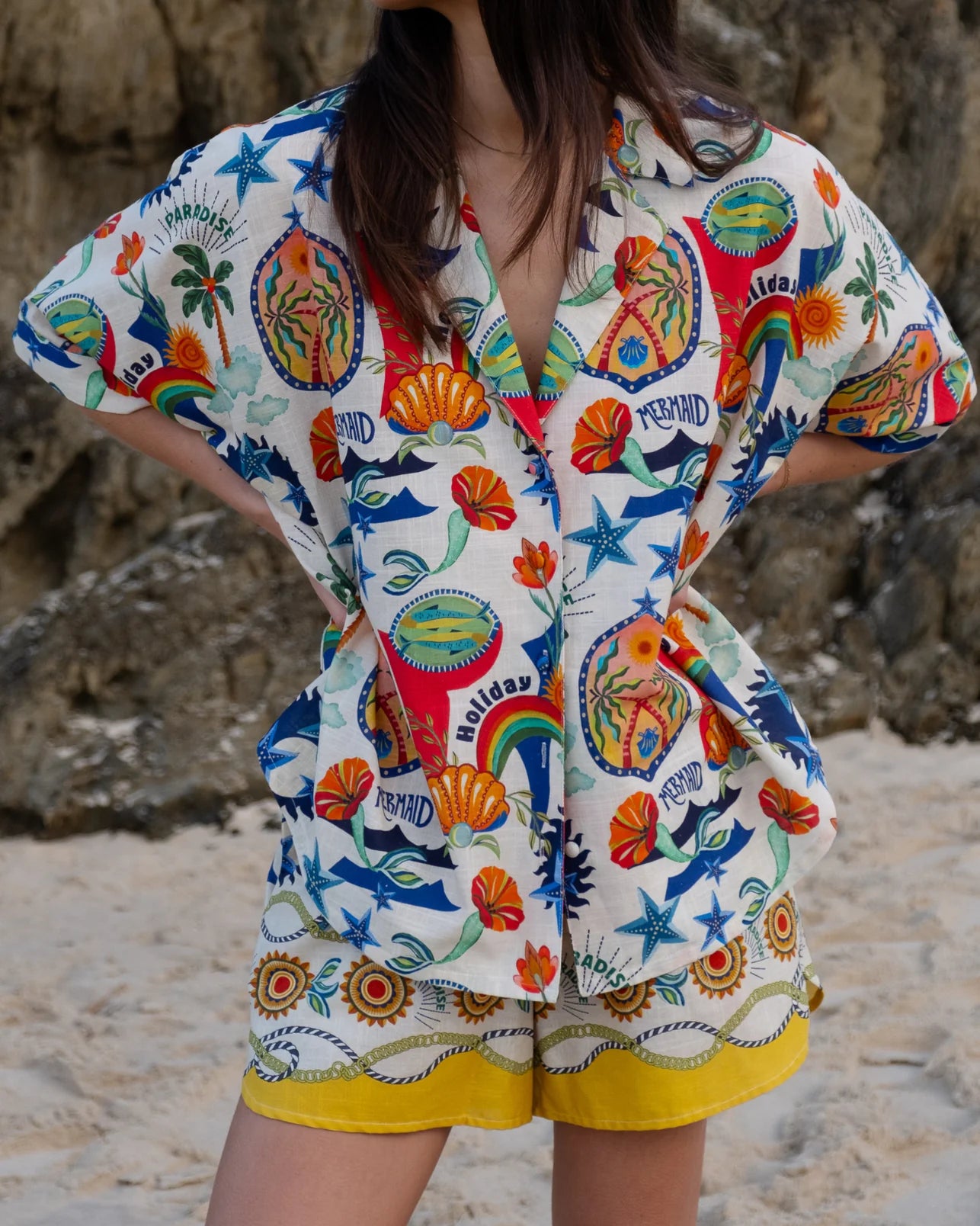 Walnut Melbourne Tropez Top - mermaids paradise