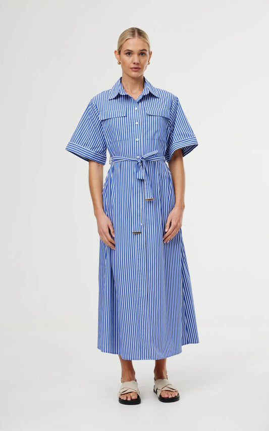 Kinney Emelia Dress - Riveria Stripe