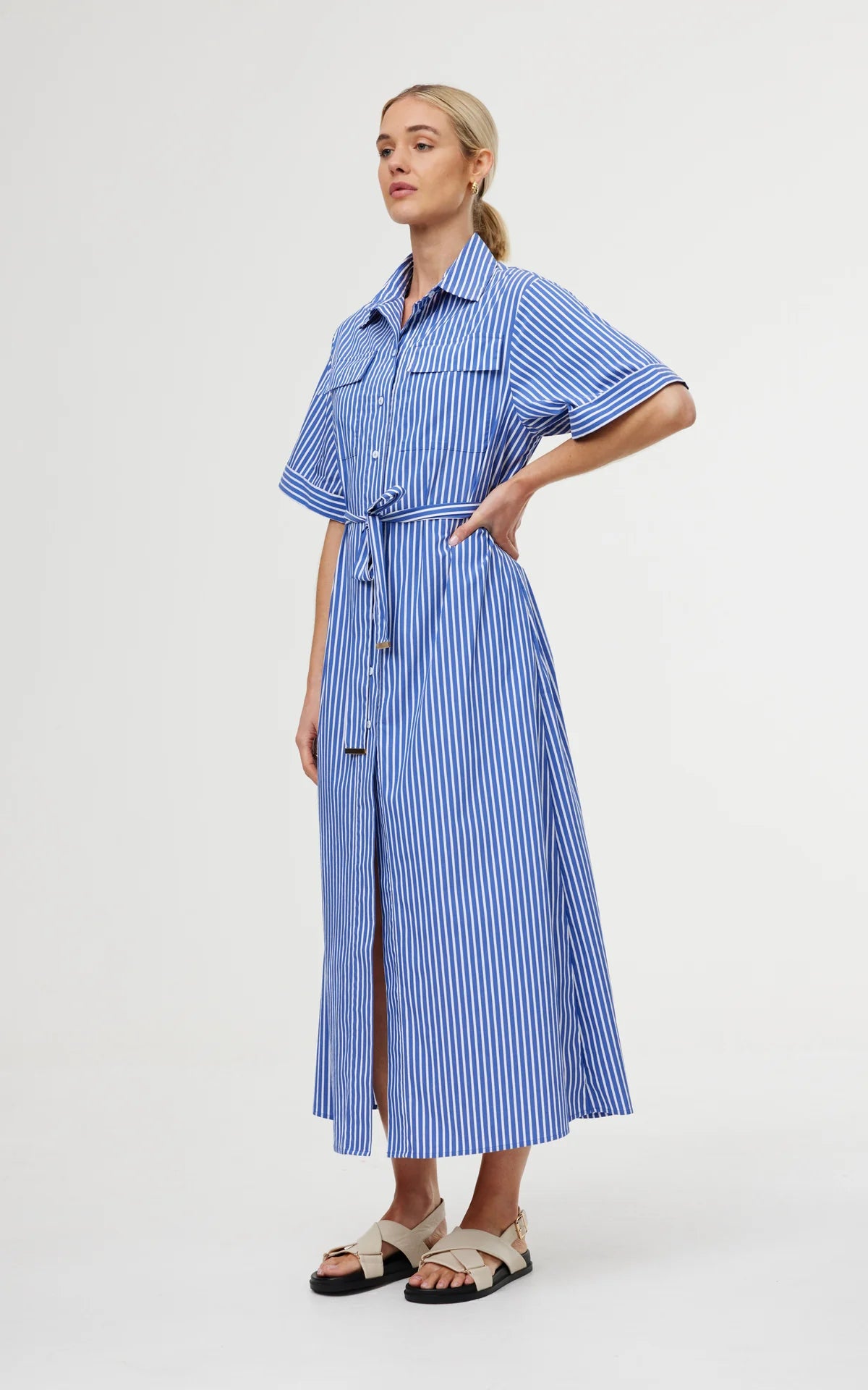 Kinney Emelia Dress - Riveria Stripe