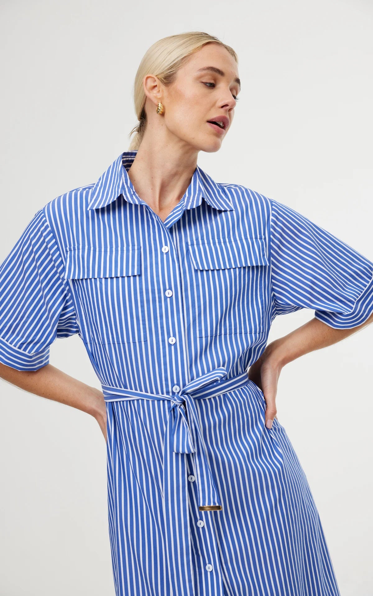 Kinney Emelia Dress - Riveria Stripe
