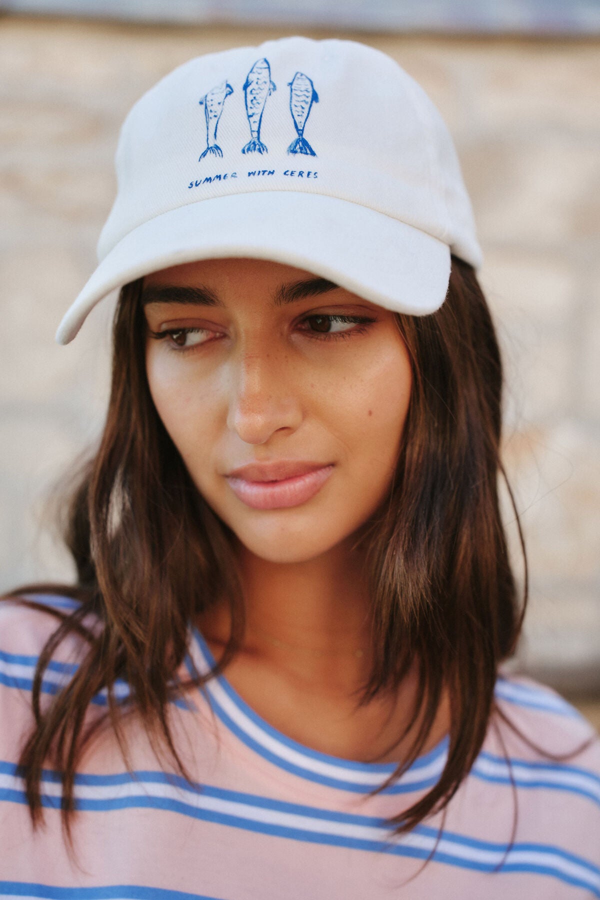 Ceres Pip Everyday Cap - white/summer fish