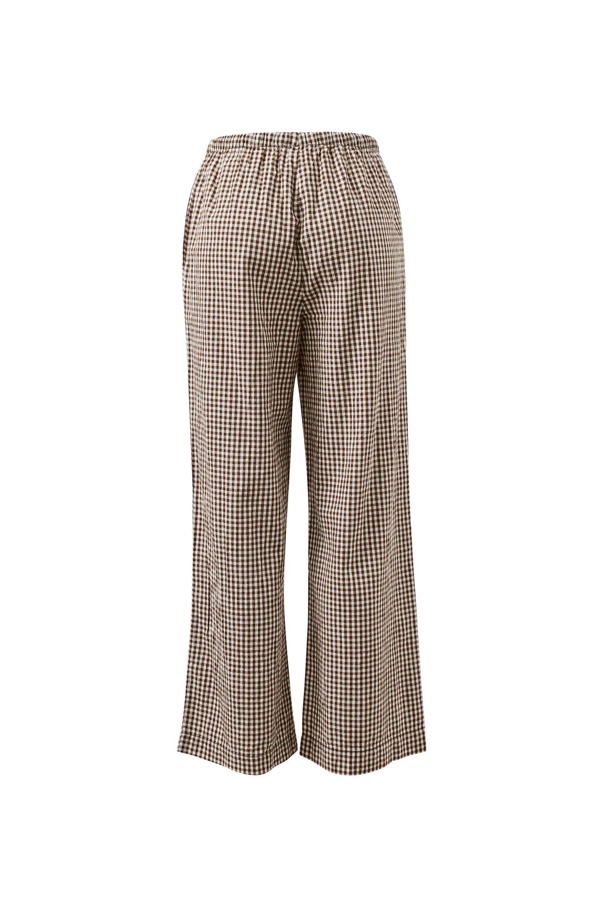 Ceres Resort Pant - chocolate gingham