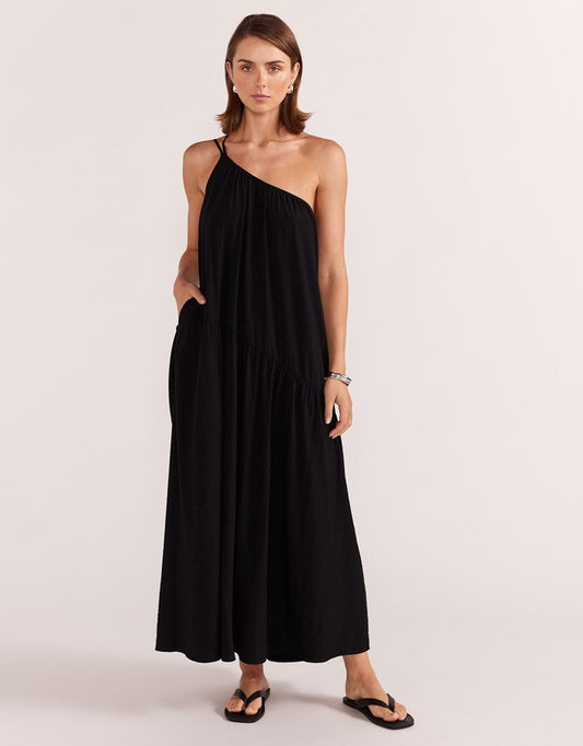 Staple The Label Eva One Shoulder Maxi Dress