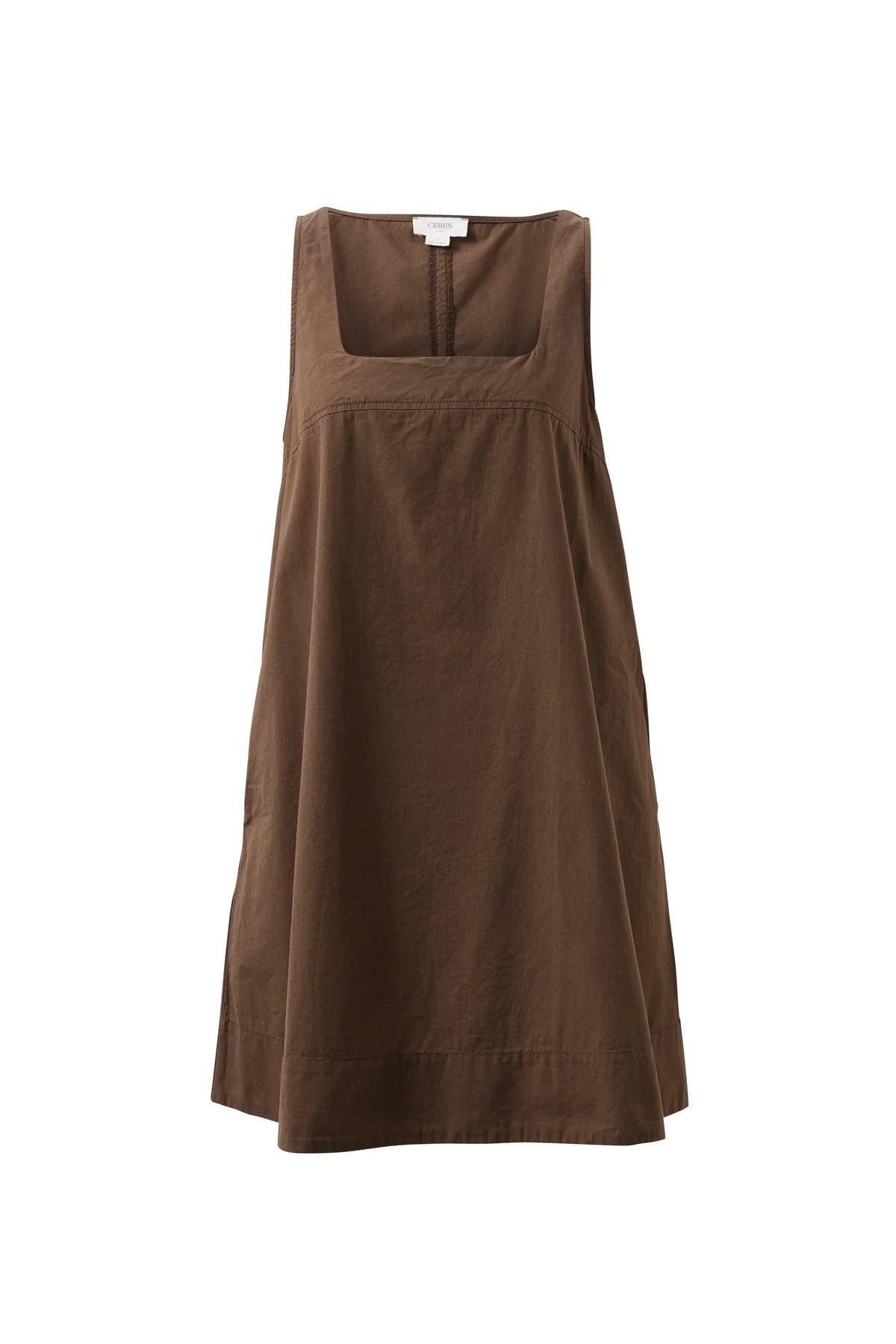 Ceres Parker Mini Dress - brunette brown