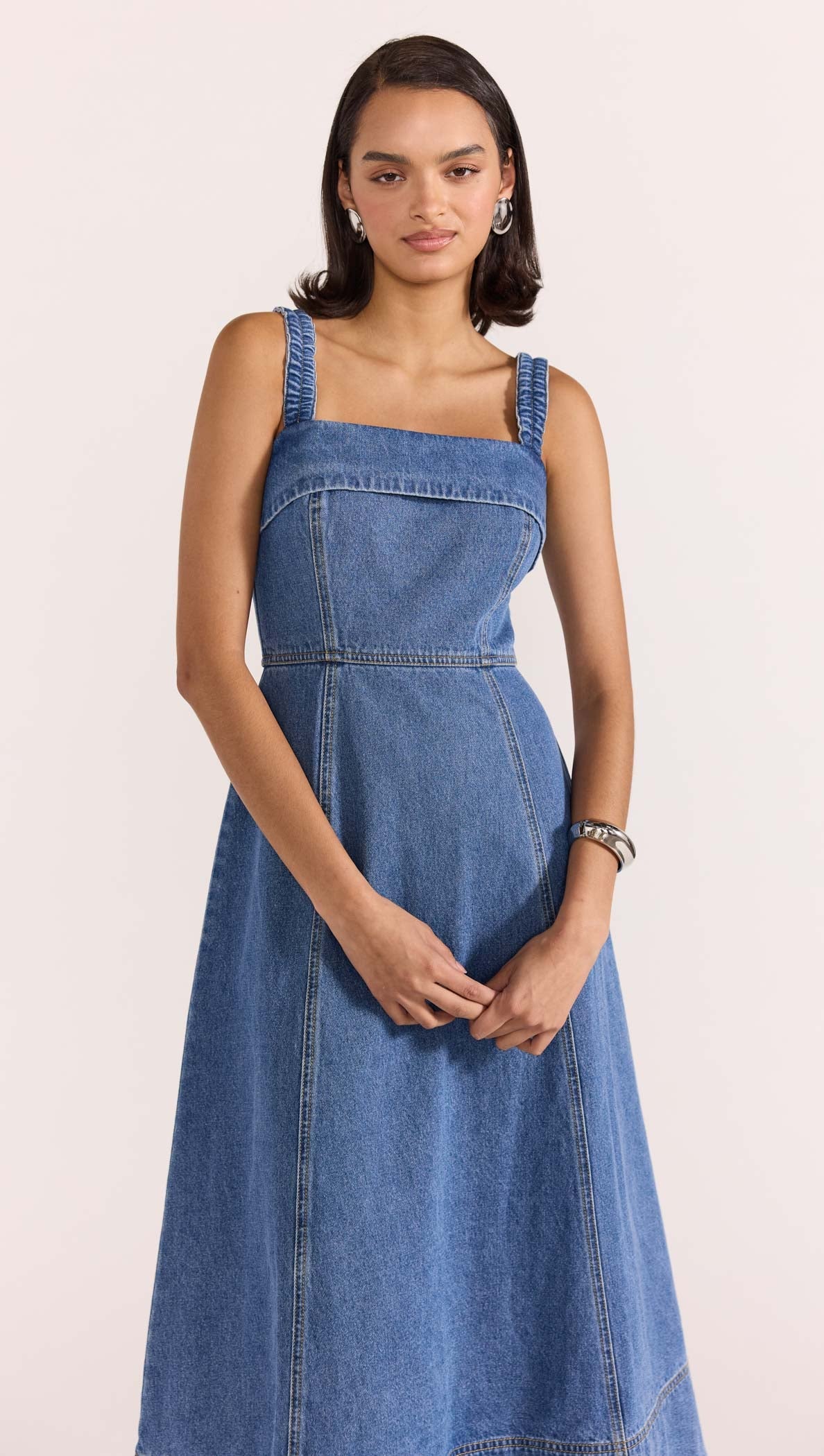 Staple The Label Tate Denim Midi Dress