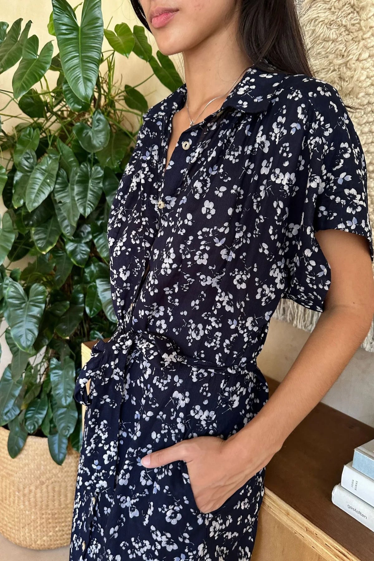 LILYA Jolene Dress - bijou floral navy