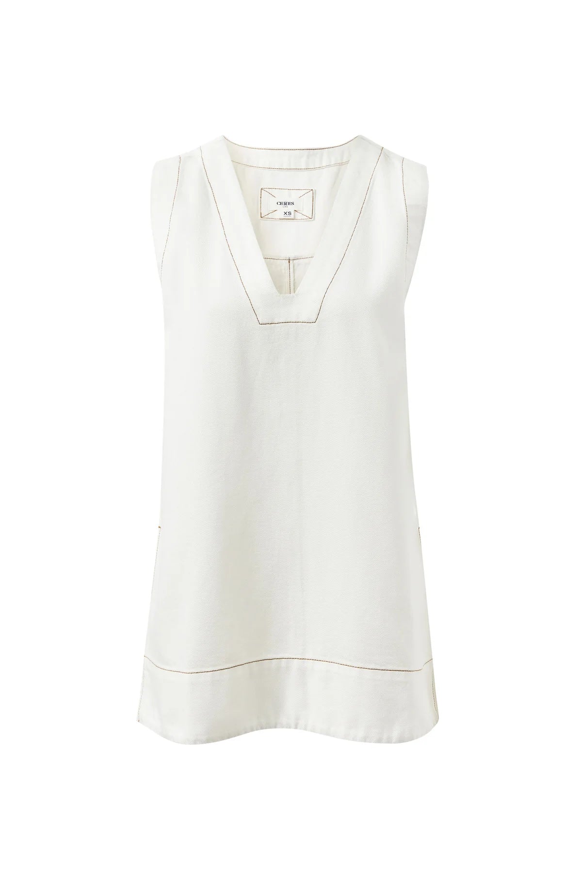 Ceres Winnie Tunic - fresh ecru