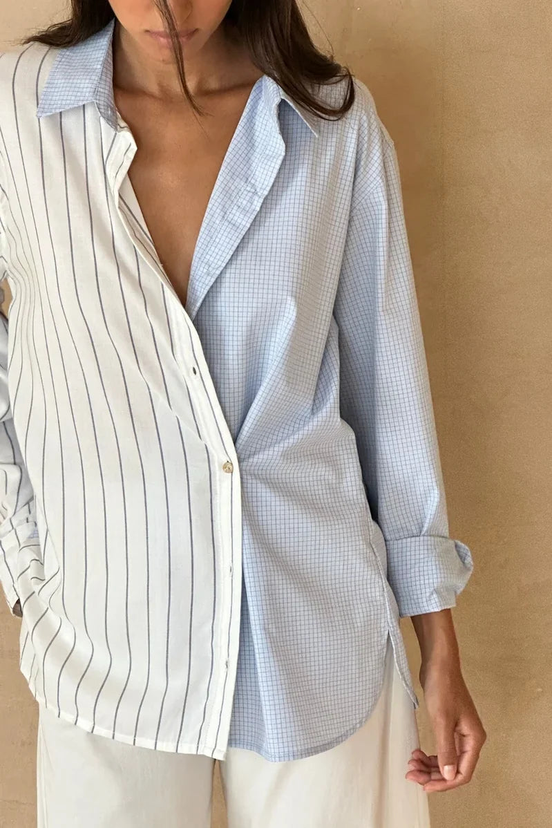 LILYA Renny Shirt - mix blues