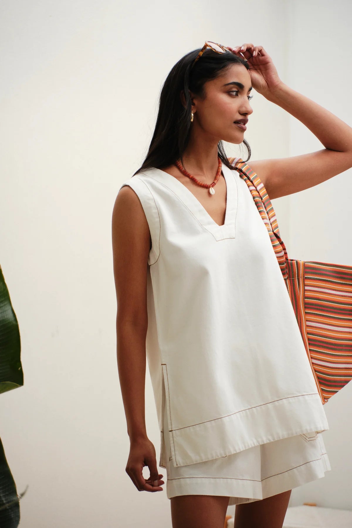 Ceres Winnie Tunic - fresh ecru