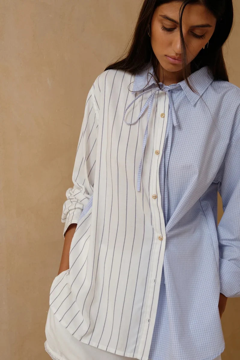 LILYA Renny Shirt - mix blues
