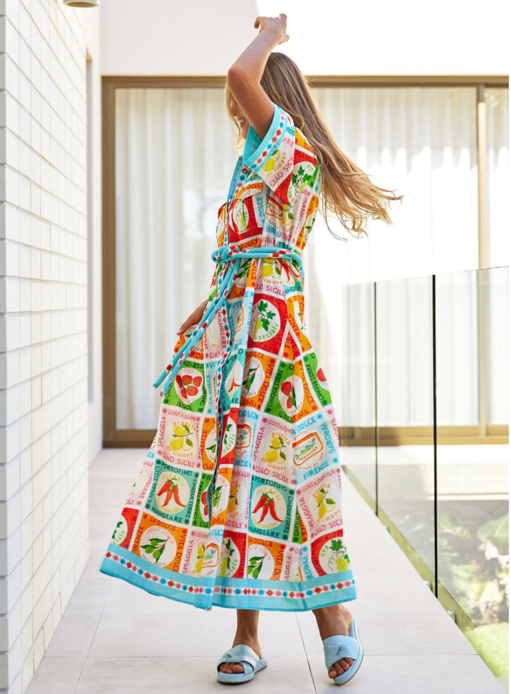 Walnut Melbourne Cannes Dress - Ciao Sicily