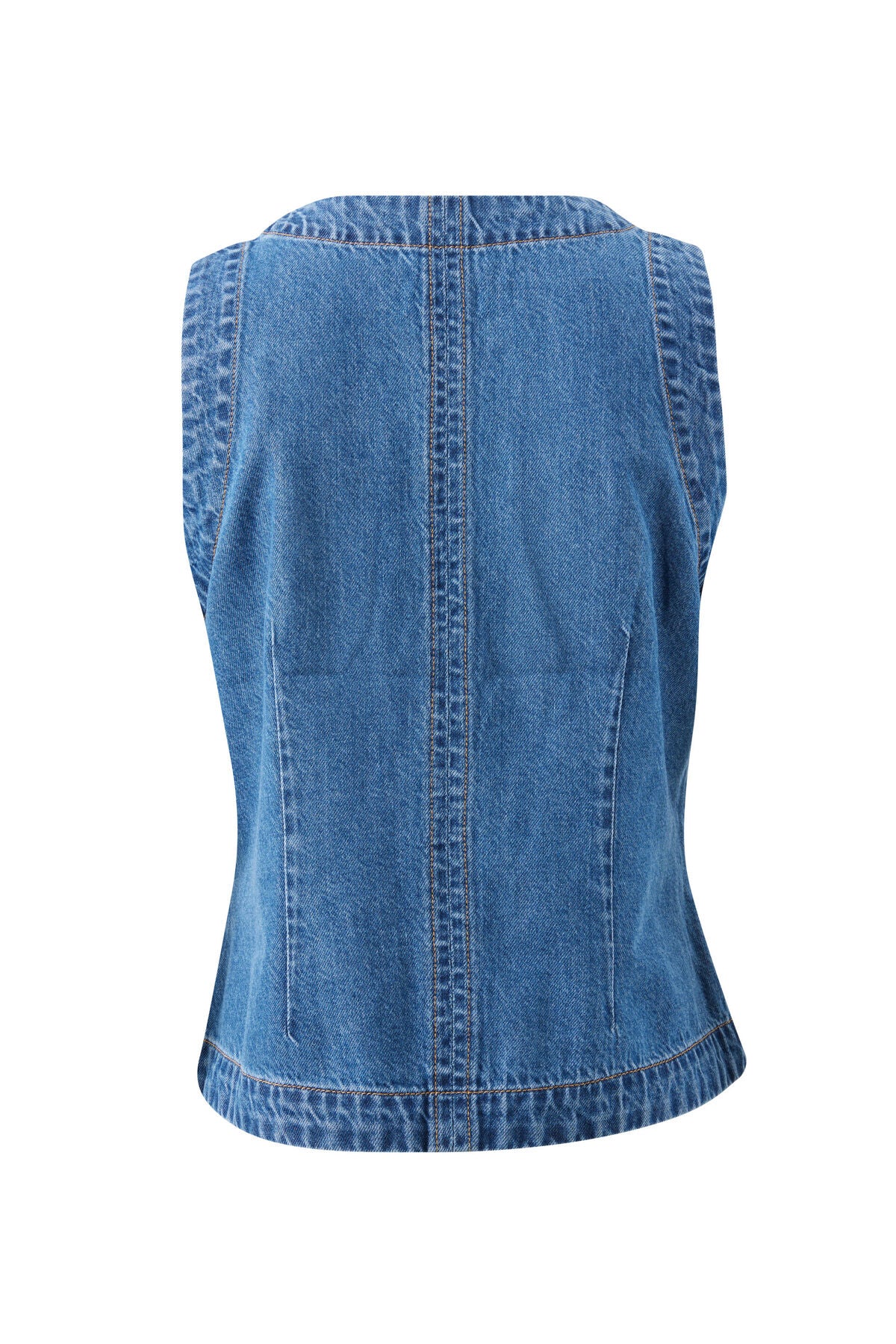 Ceres Summer Denim Vest - fresh indigo