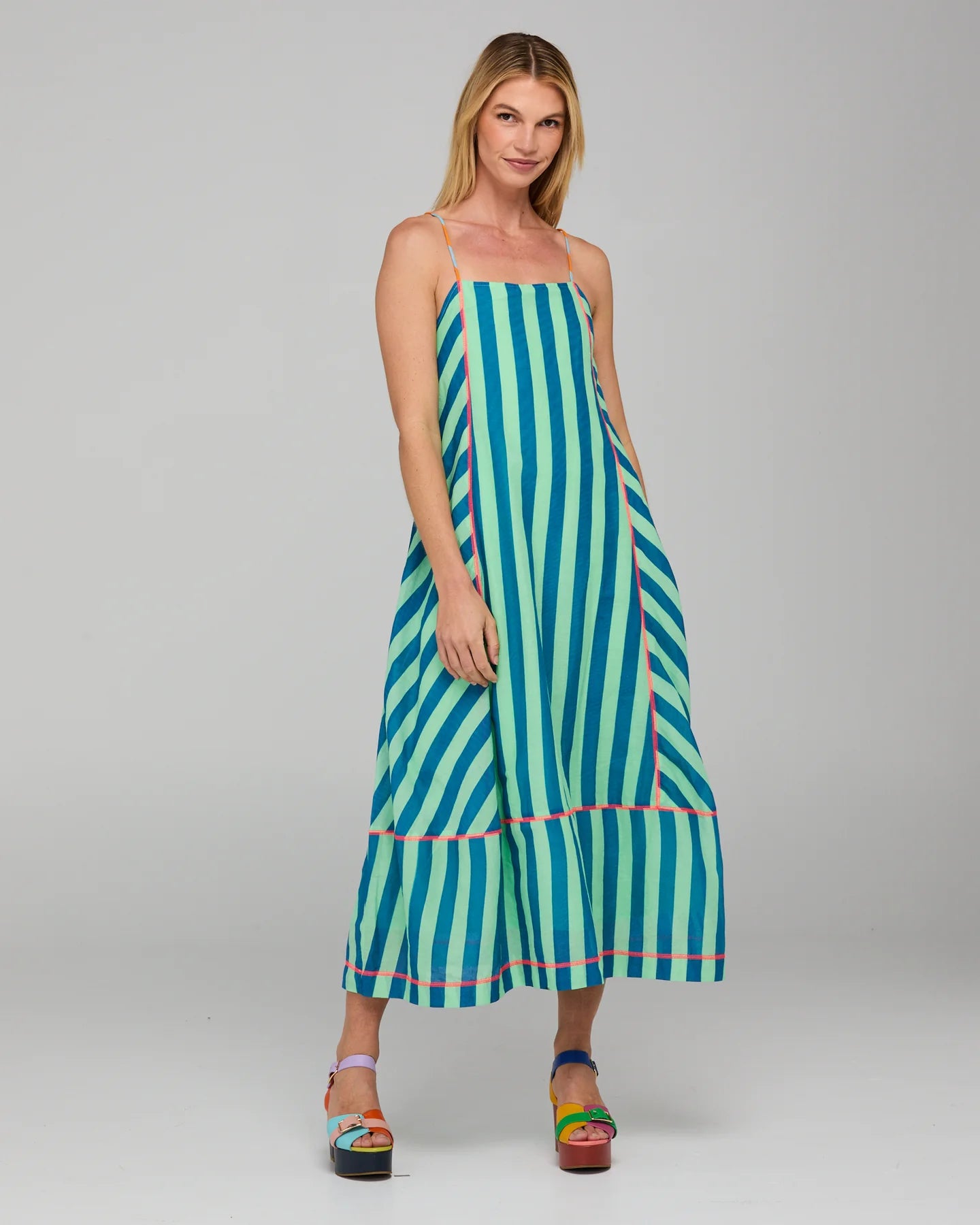 Boom Shankar Sami Dress - capri green