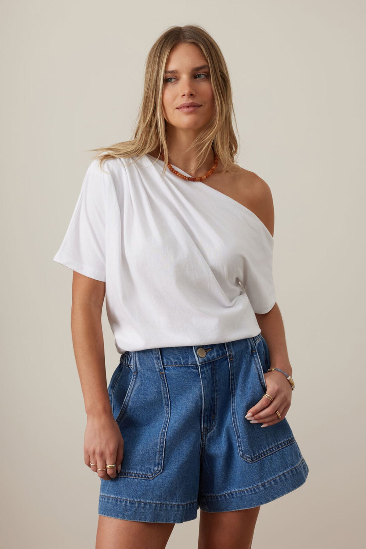 Ceres Gabi SS Top -white