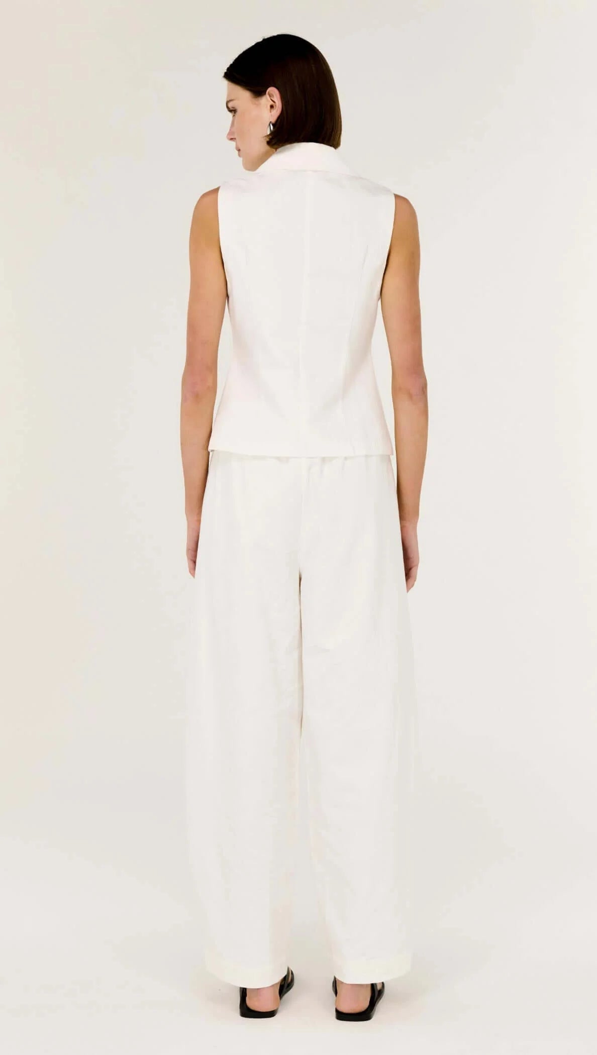 Staple the Label Portia Relaxed Pant - white