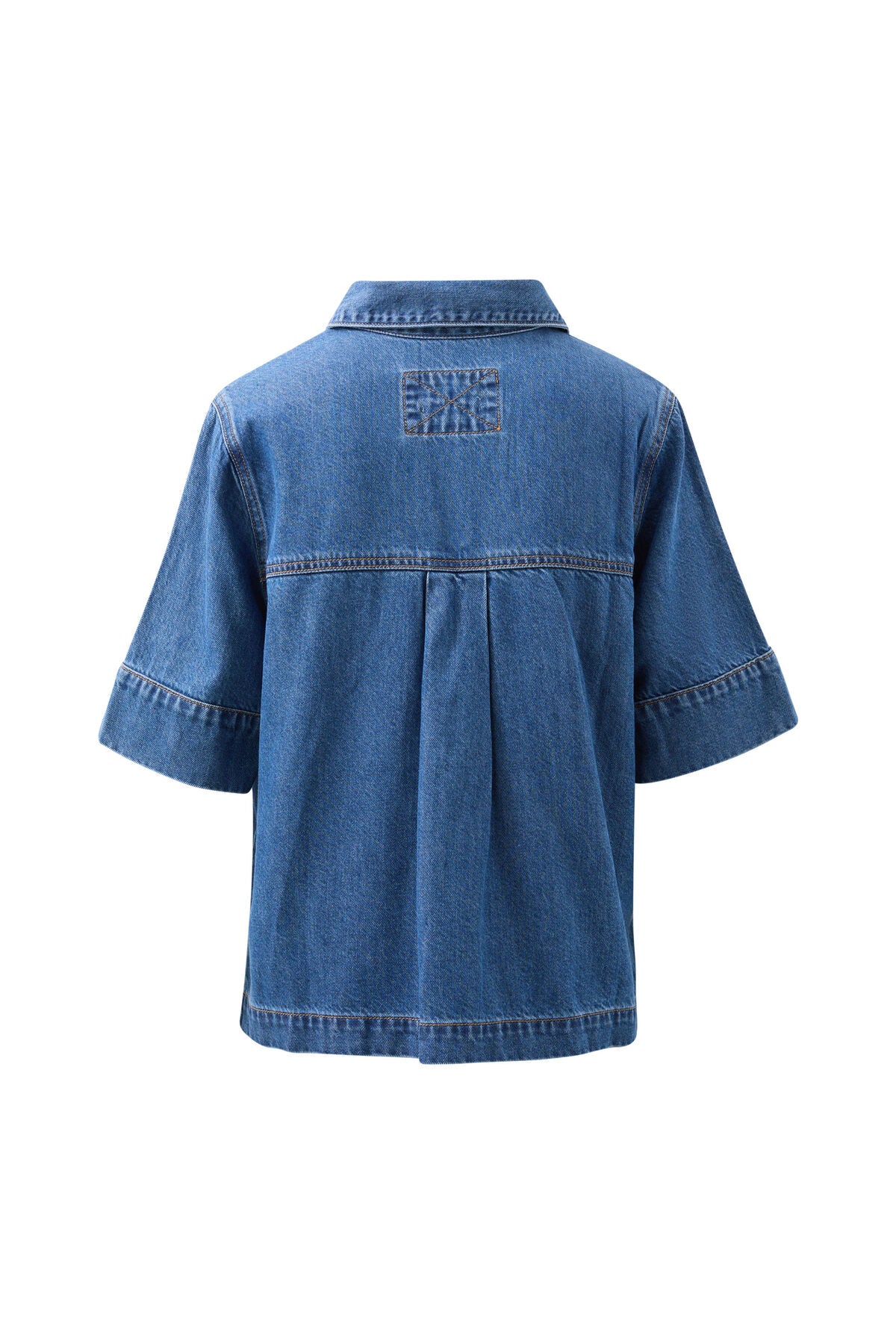 Ceres Noa Short Sleeve Shirt - fresh indigo