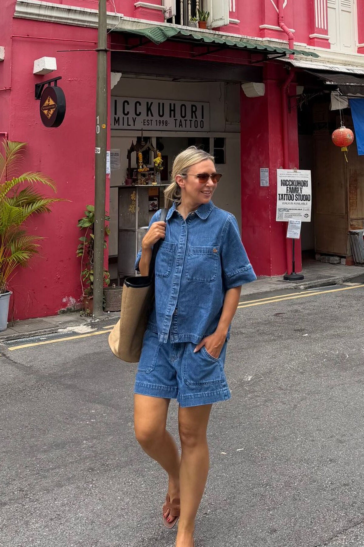 Ceres Noa Short Sleeve Shirt - fresh indigo