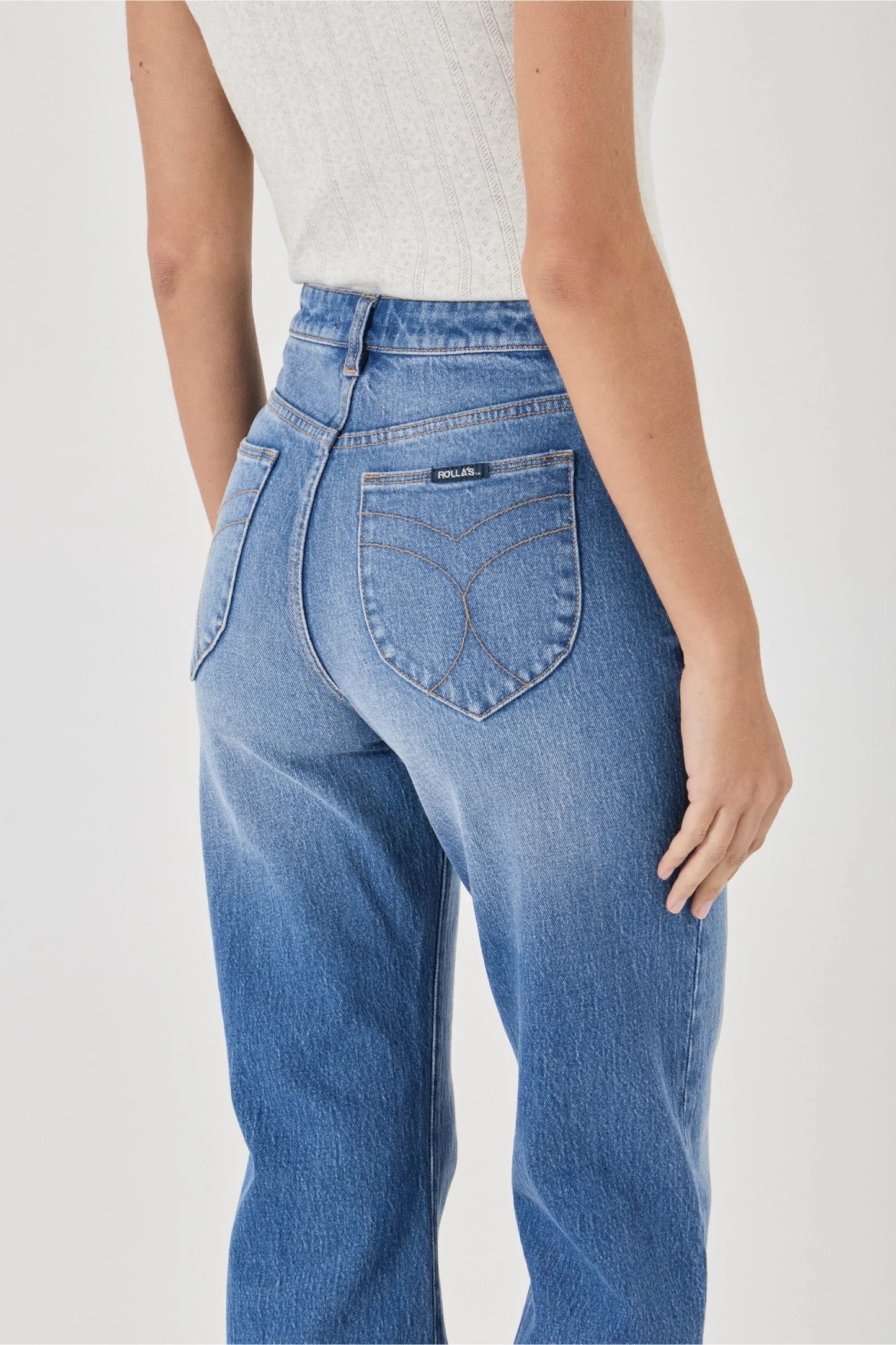 Rolla’s Eastcoast Flare Jean - silverlake
