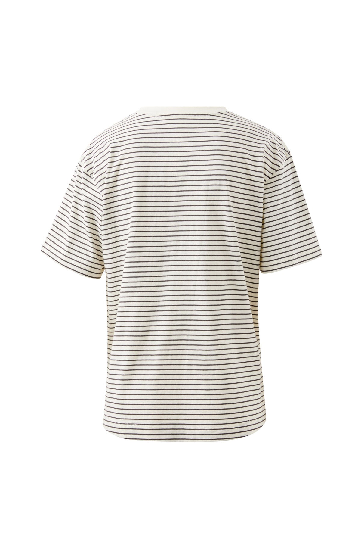 Ceres Stevie Slouchy Tee - milk/phantom stripe