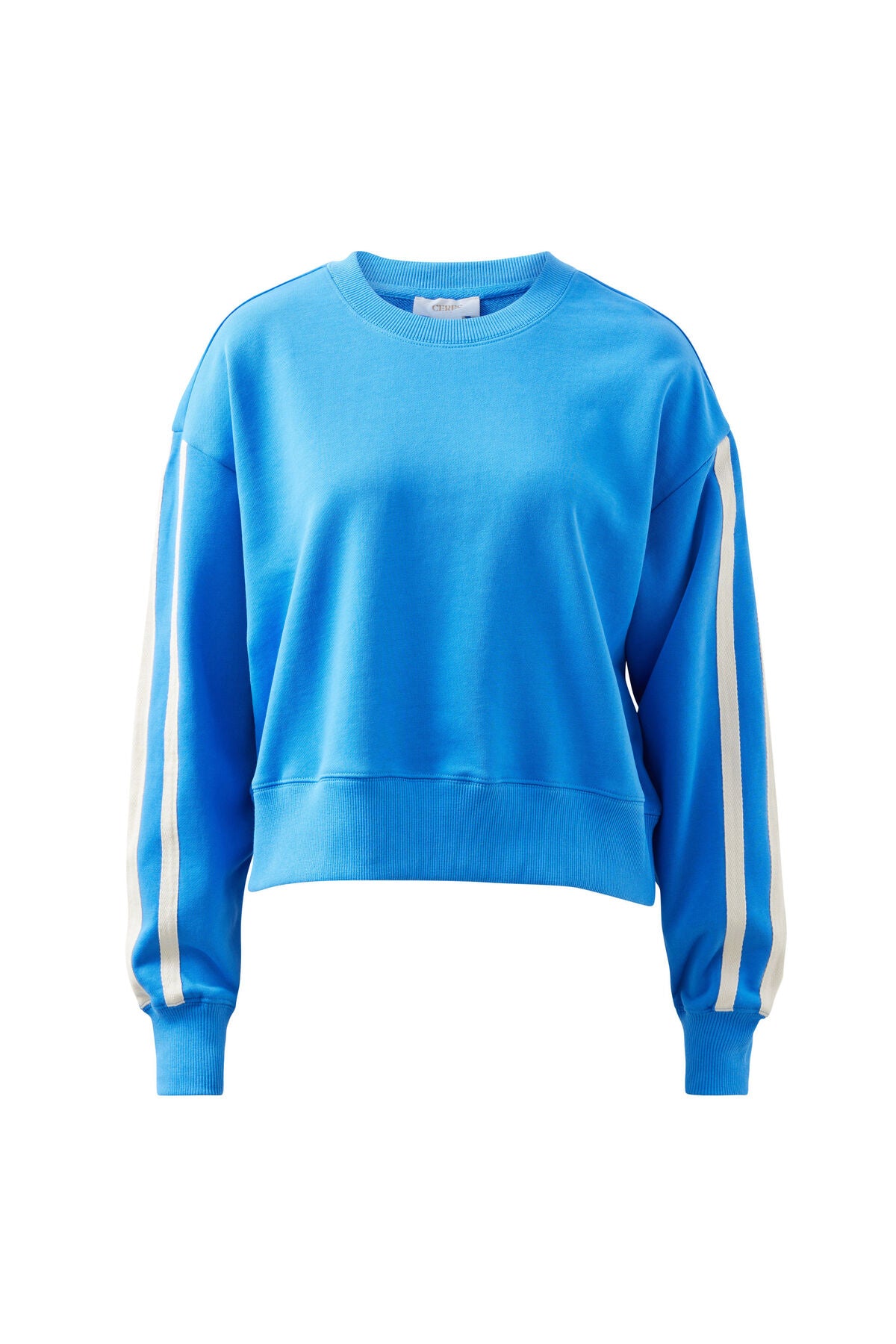 Ceres Sasha Sporty Slouchy Crew - marine blue side strioe