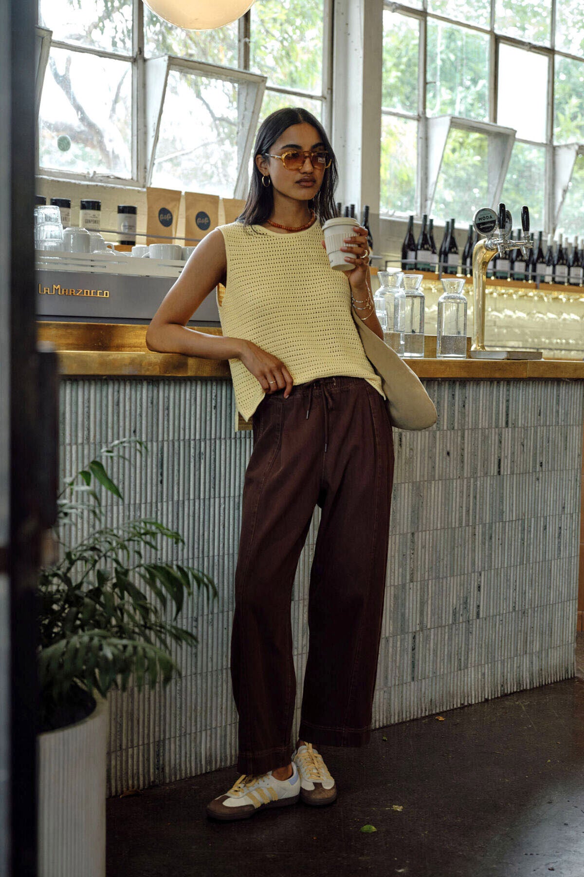 Ceres Jessie Barrel Pant - chocolate