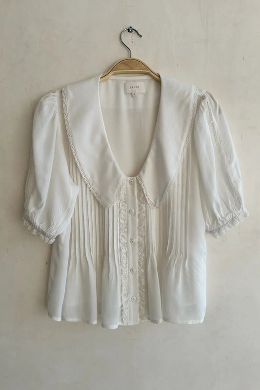 LILYA - Gaia Lace Top - ivory