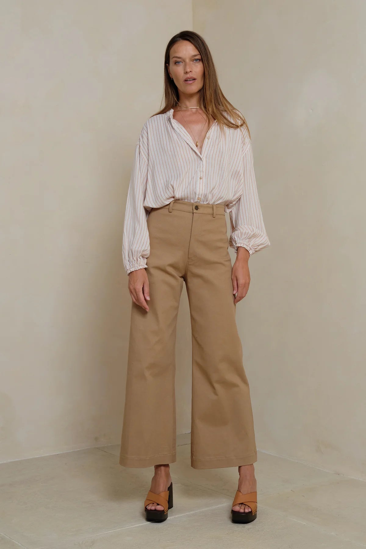 LILYA Lou Lou Pants - pecan brown