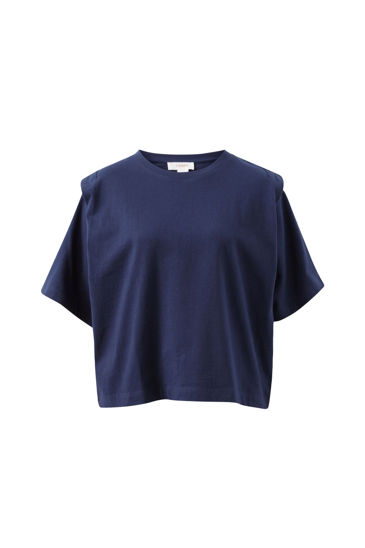 Ceres Rainey Pleat Sleeve Tee - new navy