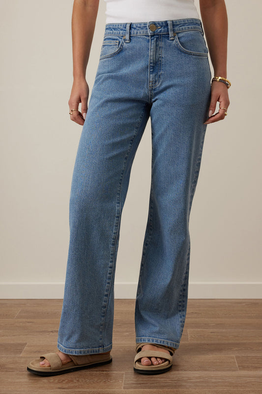 Ceres Sydney Straight Leg Jean - vintage blue