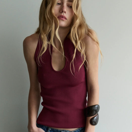 MAÈL Brand - Tropea Top - Berry