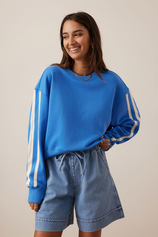 Ceres Andie Drawstring Short - vintage blue