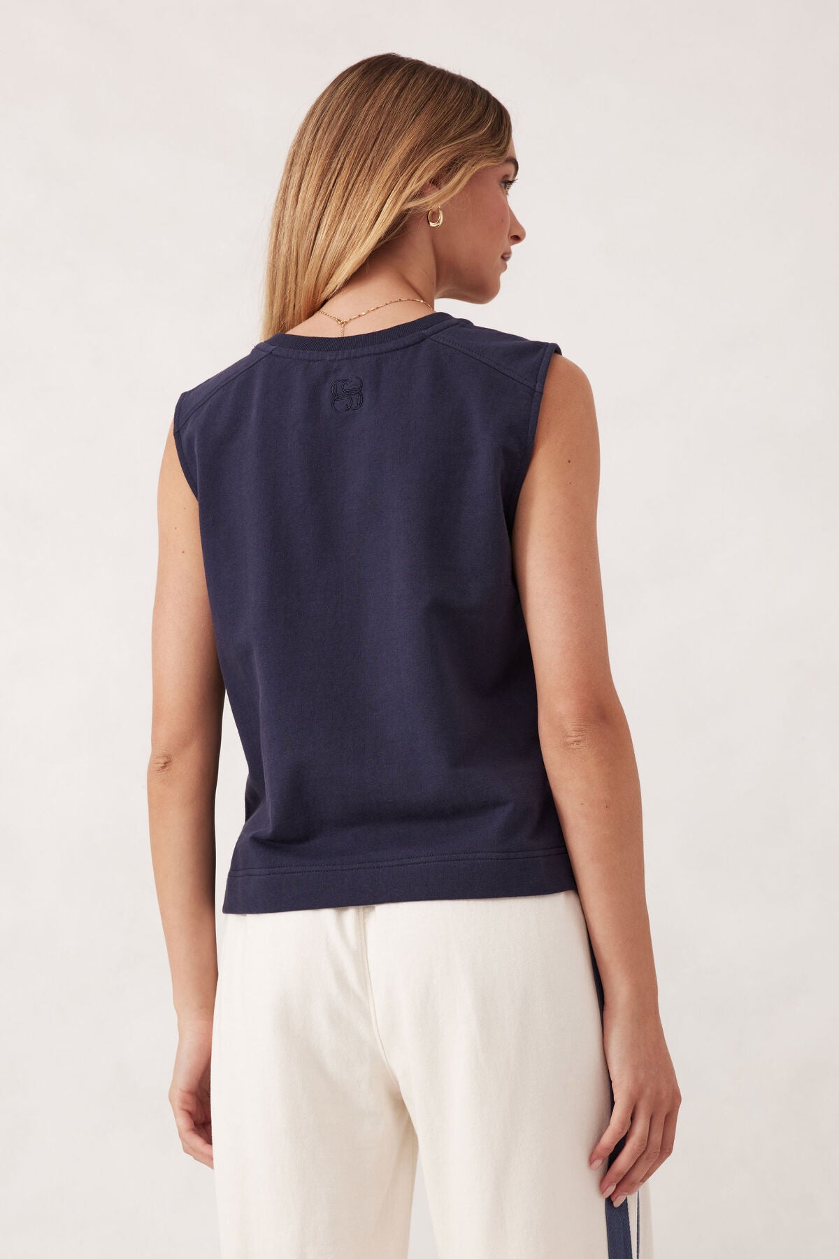 Ceres Life Sporty Terry Top - new navy