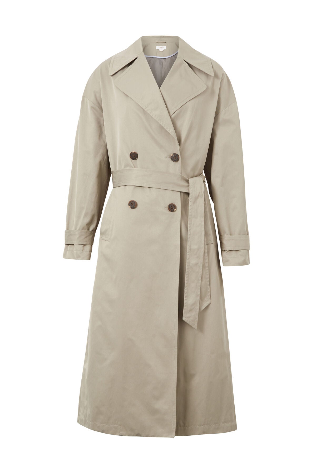 Ceres Life Oversized Trench Ash Green