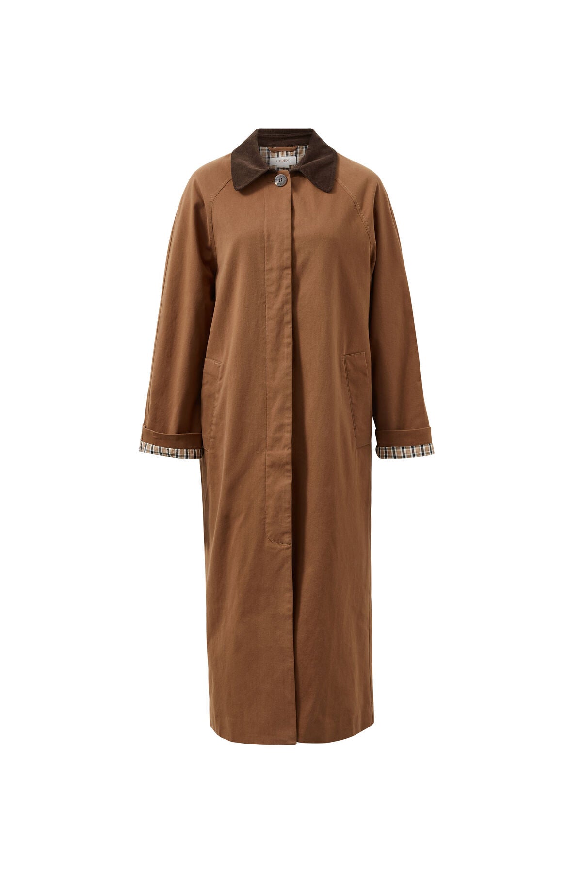 Ceres Ash Coat - toffee choc collar