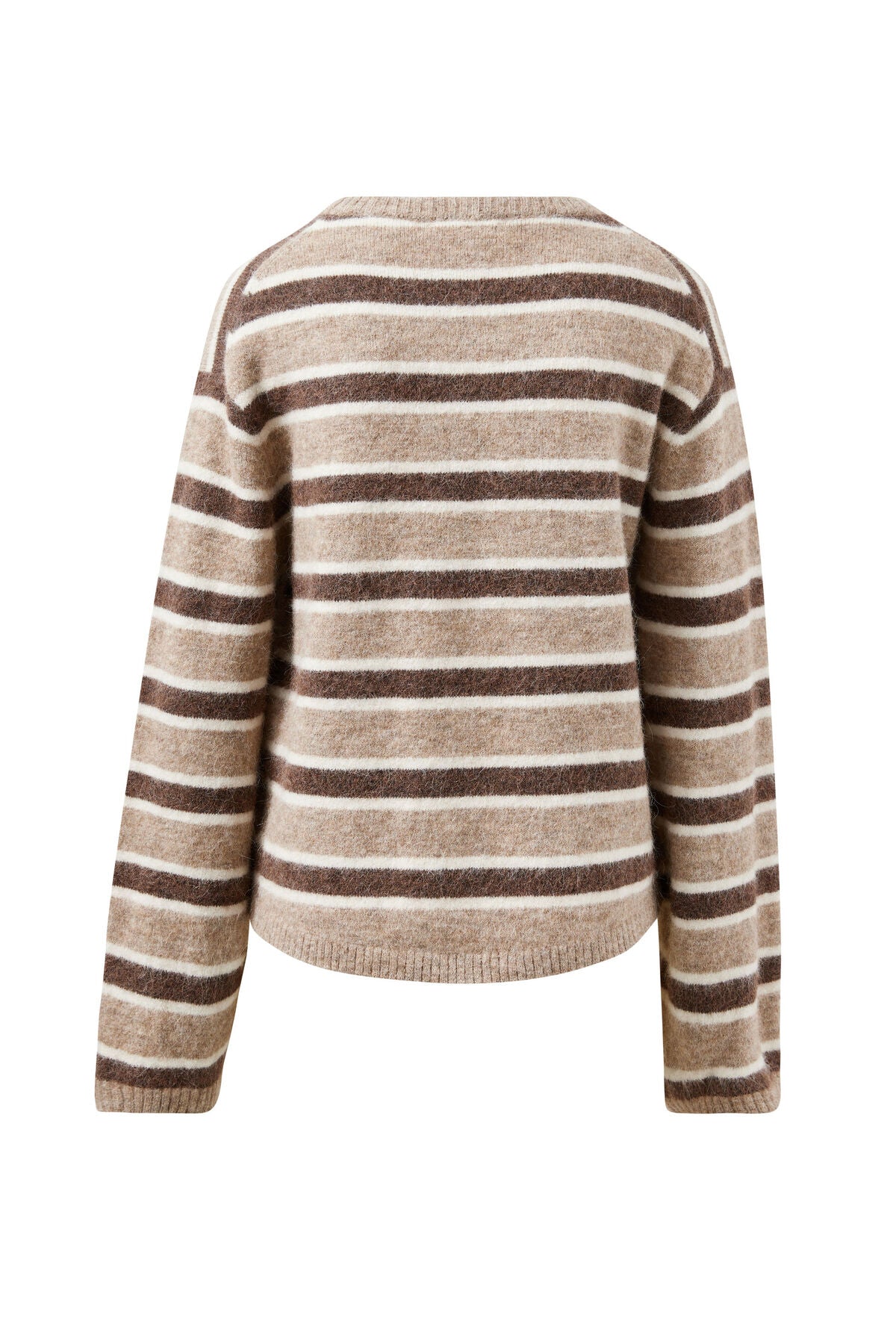 Ceres Bonnie Lofty Knit - oat marle stripe
