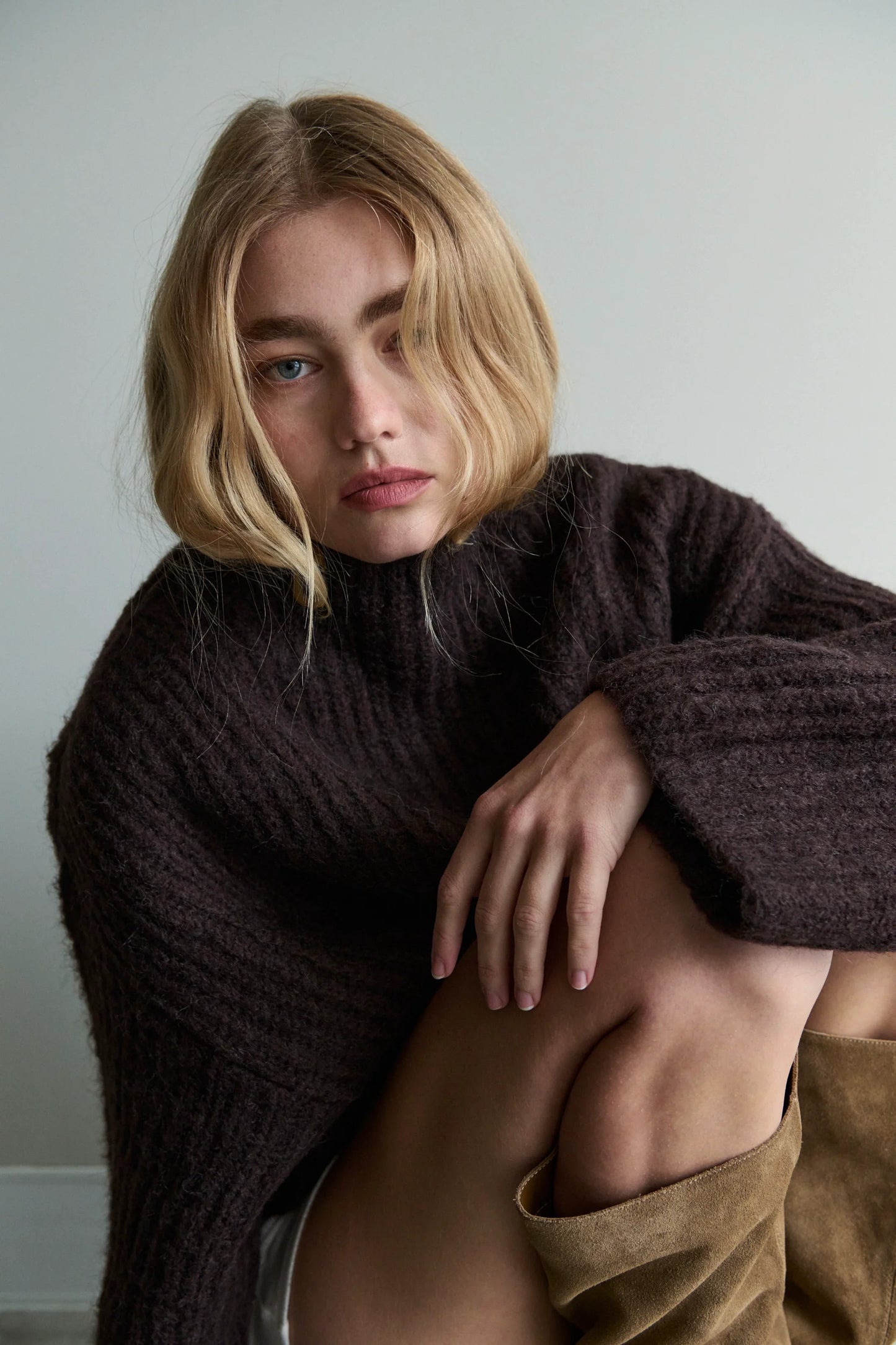 MAÉL Brand London Knit - chocolate