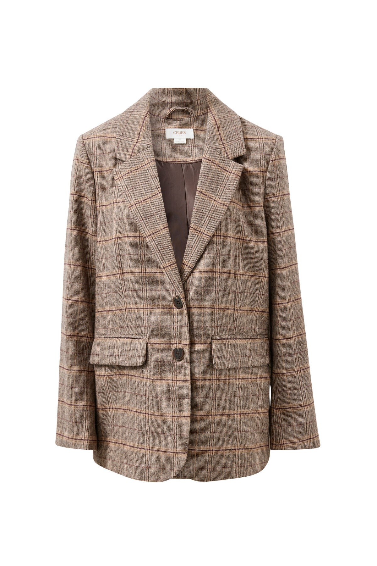 Ceres Joni Blazer - brown check