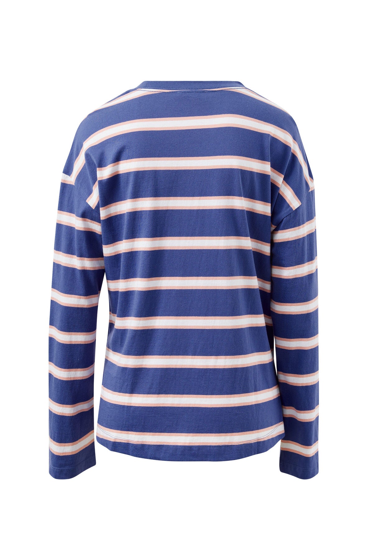 Ceres Scout Slouchy Longsleeve Tee - washed navy/pink clay