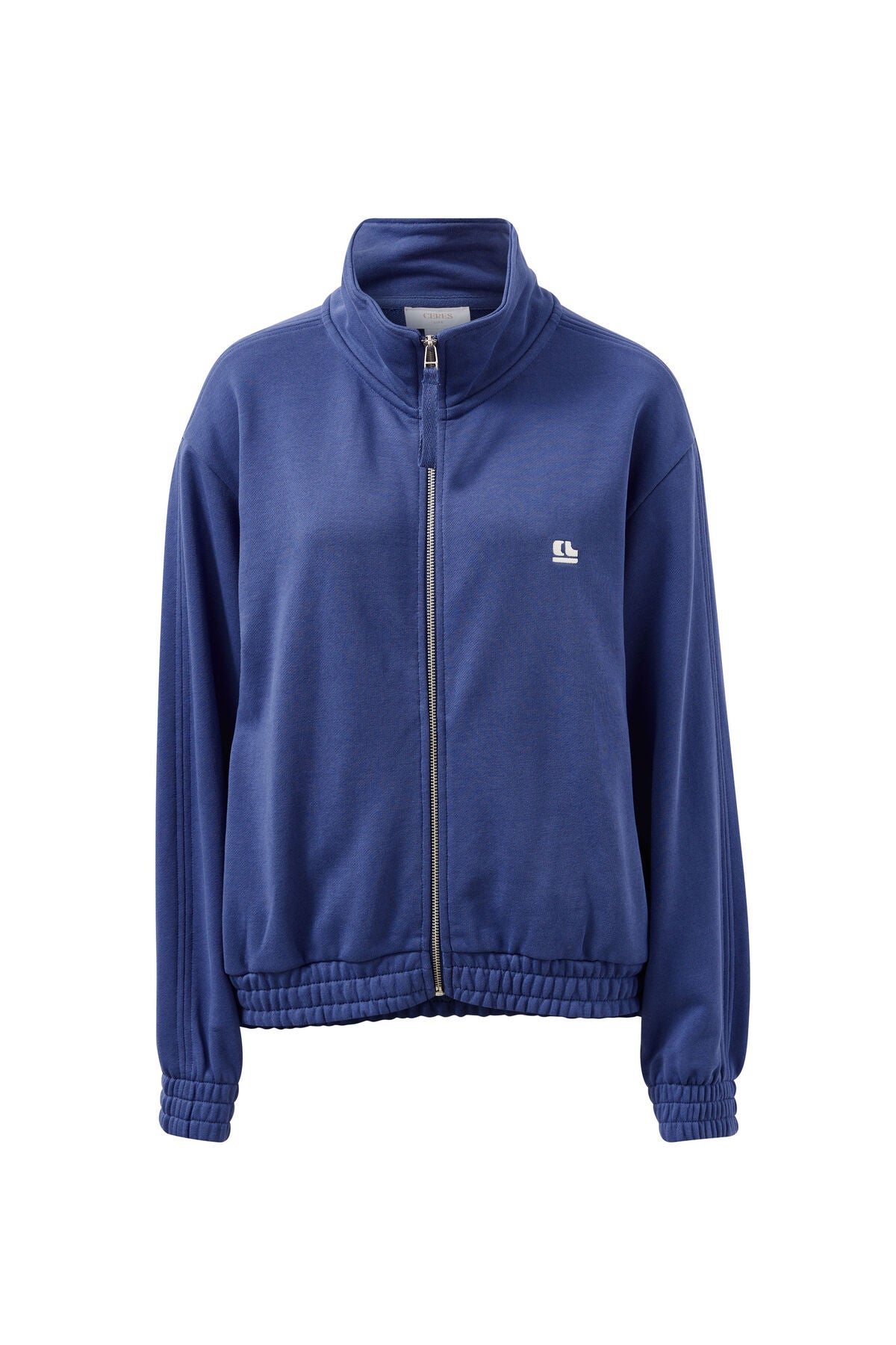Ceres Freya Zip Through Sweat - washed navy