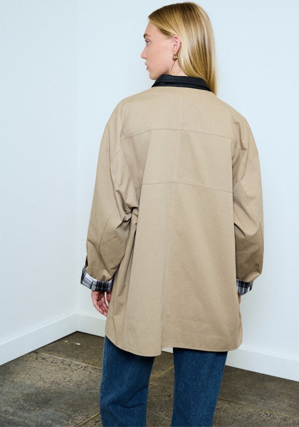 Little Lies Rylan Reversible Parka - camel/black