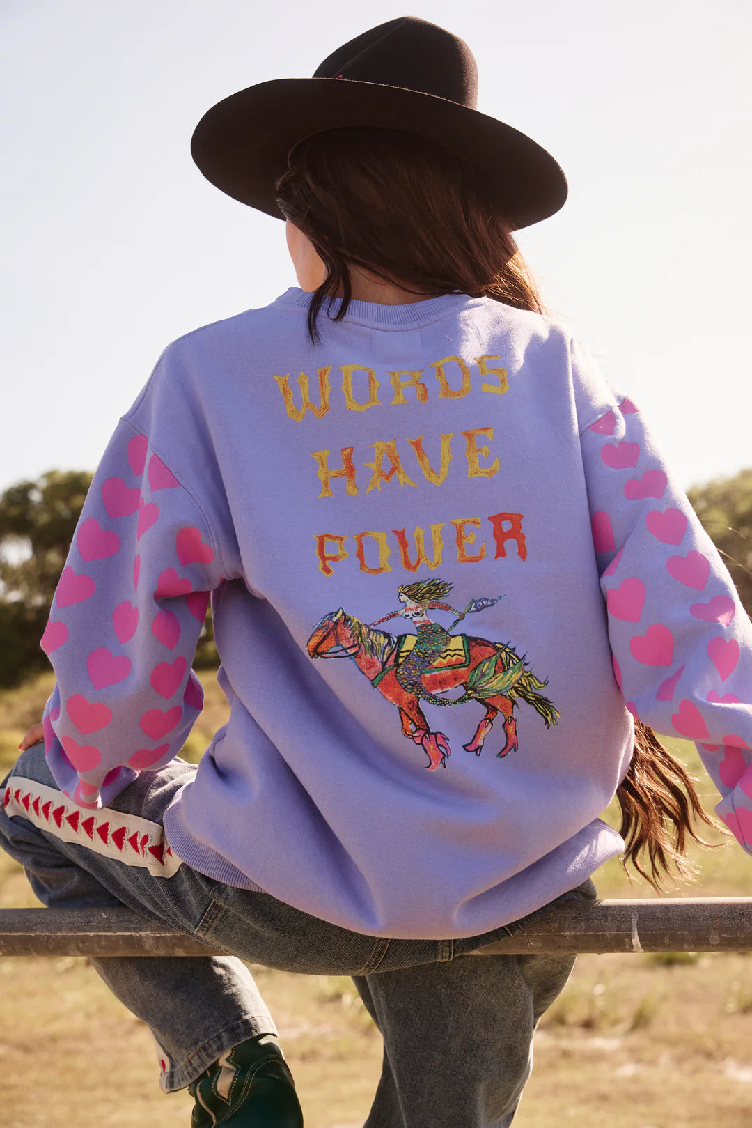 Sabbi Words Have Power Diego Jumper - lilac