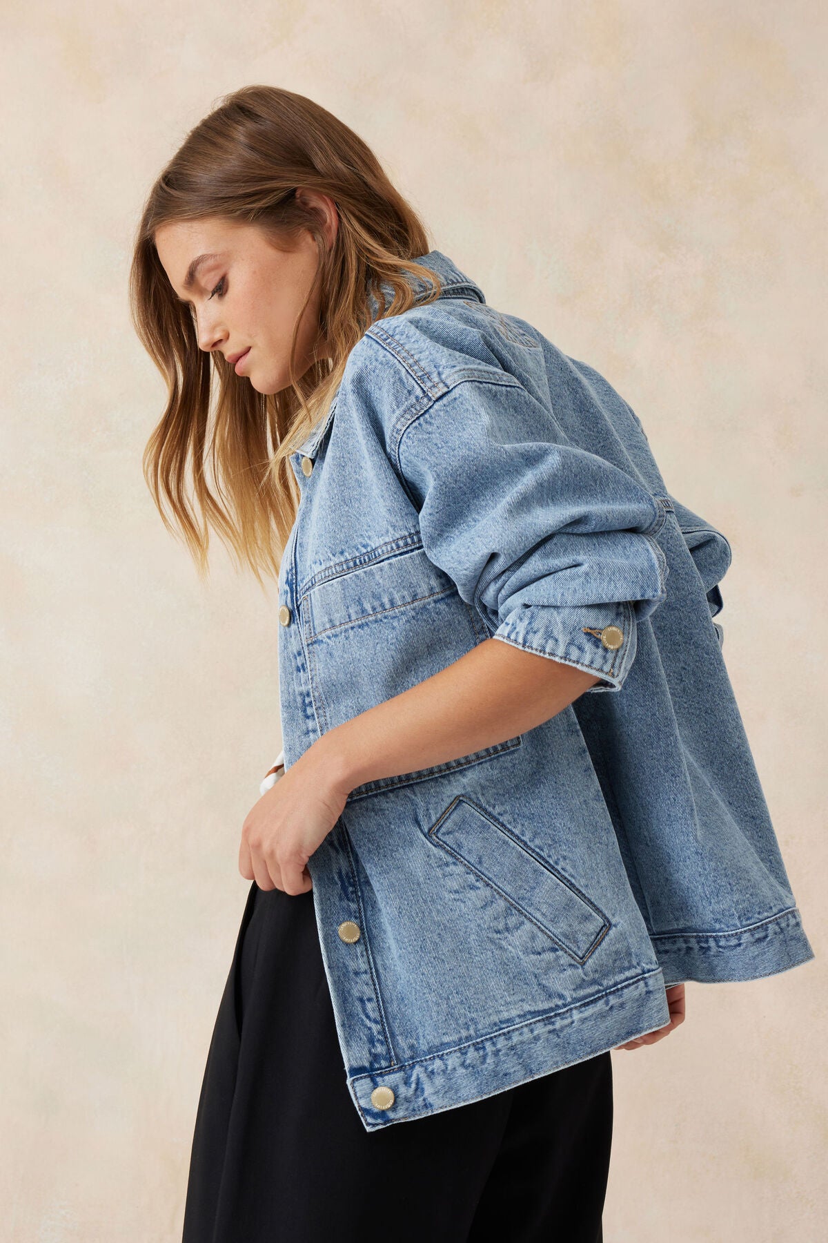 Ceres Life Essential Denim Jacket - Vintage Blue